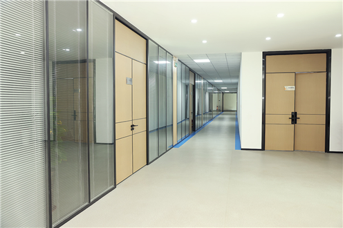 Third floor office corridor